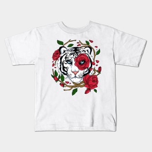 White Tiger Kids T-Shirt